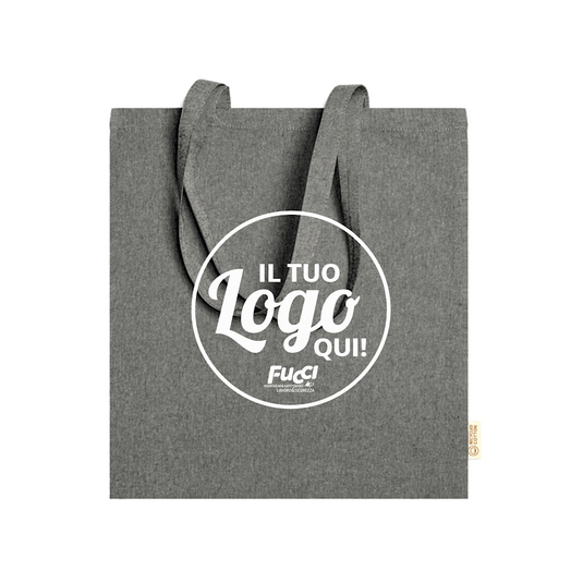 Vendita Multipla Shopper Stamina RIVOLI 7162 in Cotone Riciclato con Stampa Inclusa da 50 Pezzi