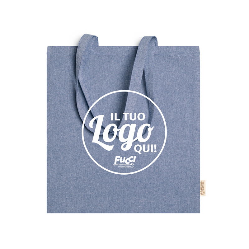 Carica immagine in Galleria Viewer, Vendita Multipla Shopper Stamina RIVOLI 7162 in Cotone Riciclato con Stampa Inclusa da 50 Pezzi
