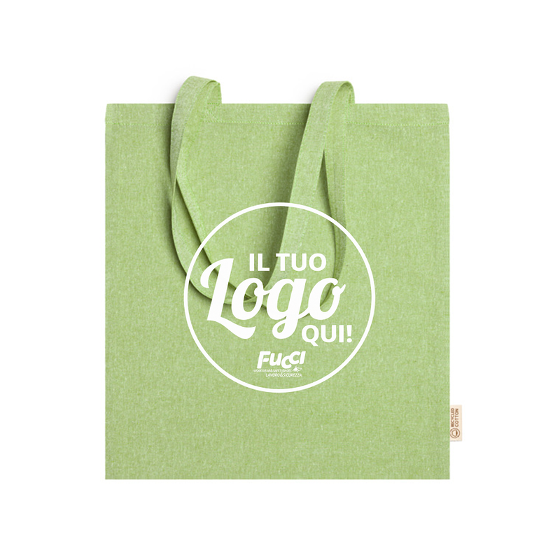Carica immagine in Galleria Viewer, Vendita Multipla Shopper Stamina RIVOLI 7162 in Cotone Riciclato con Stampa Inclusa da 50 Pezzi
