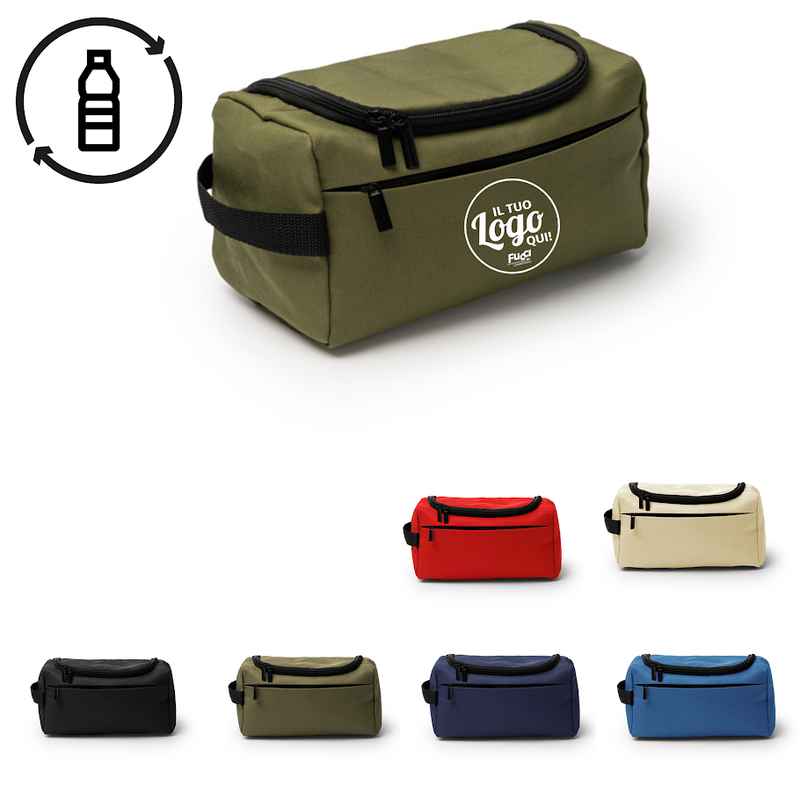 Carica immagine in Galleria Viewer, Necessaire Stamina TASKER 2027 in RPET con stampa anteriore inclusa
