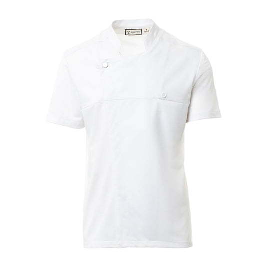 Giacca chef manica corta doppio petto ultramesh traspirante Uomo Personalizzabile Payper Starlight Ultramesh