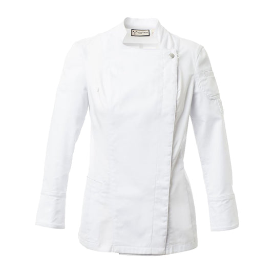 Giacca chef Donna manica lunga doppio petto traspirante Personalizzabile Payper Starred Lady