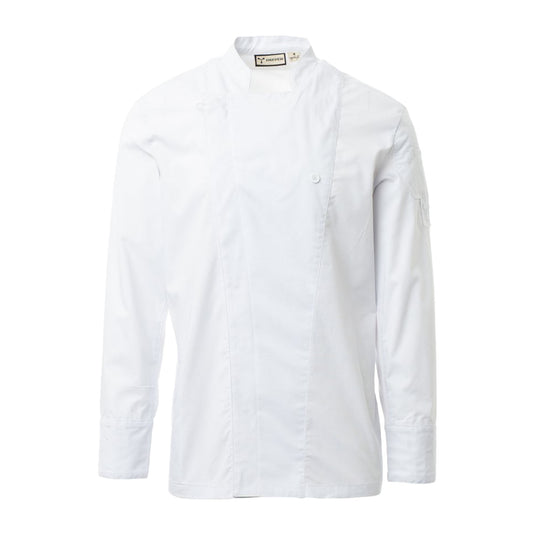 Giacca chef manica lunga doppio petto traspirante Uomo Personalizzabile Payper Starred Mesh