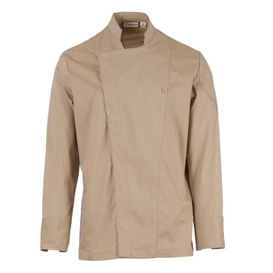 Giacca chef manica lunga doppio petto traspirante Uomo Personalizzabile Payper Starred Mesh
