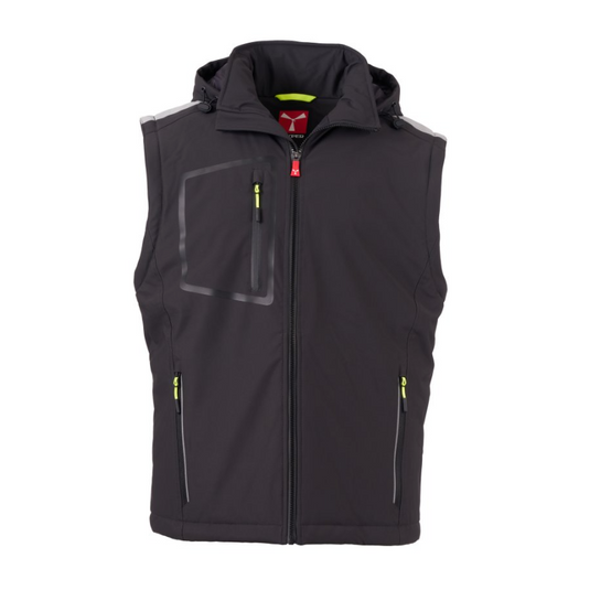 Giacca e Gilet Softshell 2in1 Imbottita 140g da Uomo Lavoro Payper Stream 2in1 Lite Pad Personalizzabile