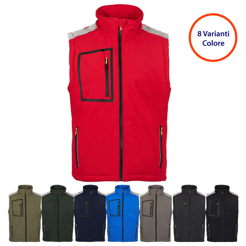 Carica immagine in Galleria Viewer, Gilet Softshell Imbottito da Lavoro Uomo Payper Stream Vest Pad Personalizzabile
