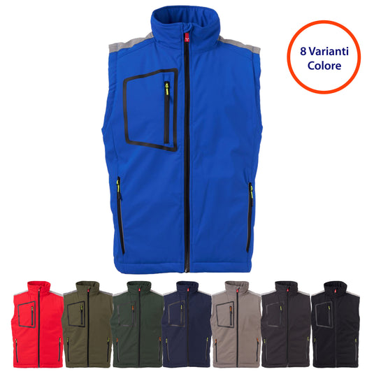 Gilet Softshell Imbottito 140g Lavoro Impermeabile Payper Stream Vest Lite Pad Personalizzabile