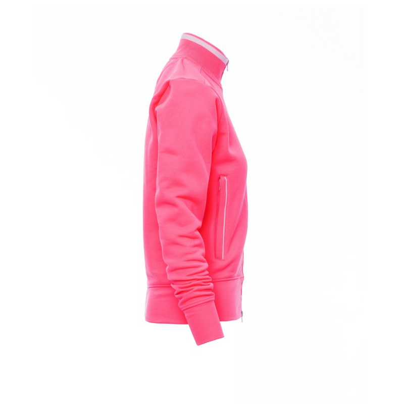 Carica immagine in Galleria Viewer, Felpa Donna TAGLIA-S Zip Intera Payper Melbourne Fucsia Fluo/Bianco Outlet

