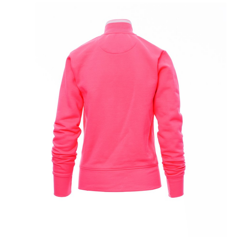 Carica immagine in Galleria Viewer, Felpa Donna TAGLIA-S Zip Intera Payper Melbourne Fucsia Fluo/Bianco Outlet
