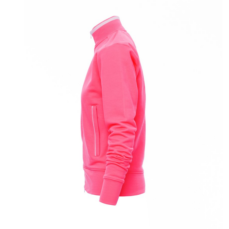 Carica immagine in Galleria Viewer, Felpa Donna TAGLIA-S Zip Intera Payper Melbourne Fucsia Fluo/Bianco Outlet
