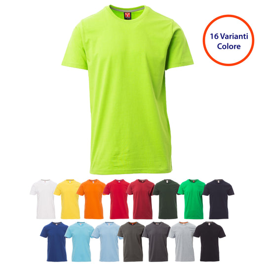 T-Shirt 190 g 100% Cotone Payper Sunrise