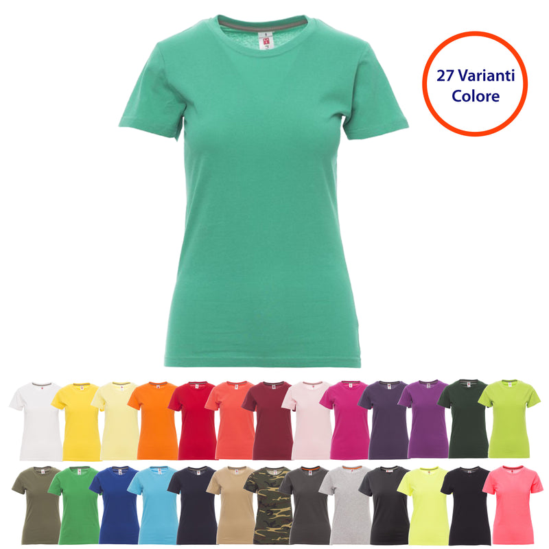 Carica immagine in Galleria Viewer, T-Shirt Donna Payper Sunset Lady – 100%  Cotone, Girocollo
