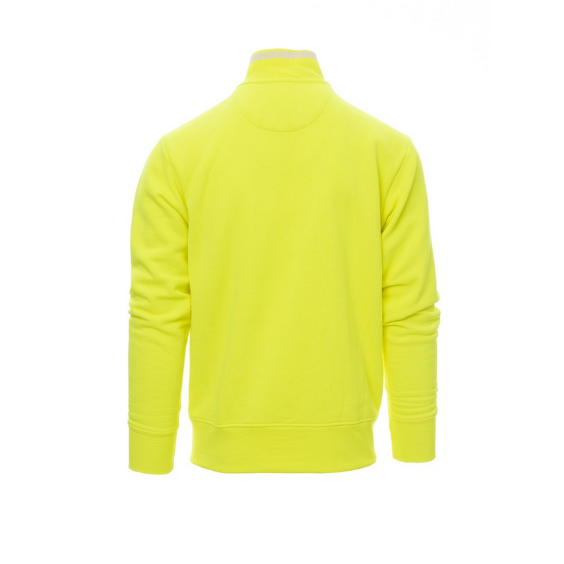 Carica immagine in Galleria Viewer, Felpa TAGLIA-M Zip Intera a Contrasto Payper Sydney Giallo Fluo Outlet
