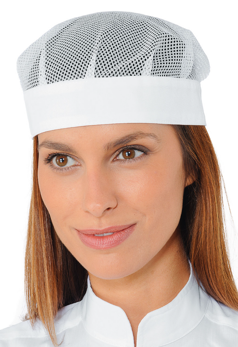 Carica immagine in Galleria Viewer, Cappello da Cucina con Rete Regolabile con Velcro Isacco Bob
