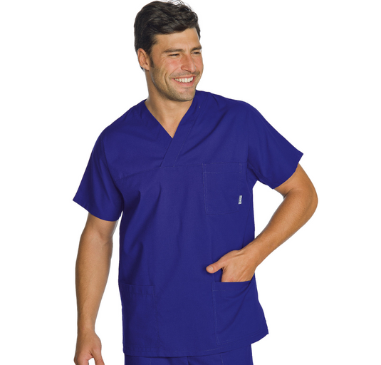 Casacca Unisex Collo a V Isacco Mezza Manica - Sanitaria