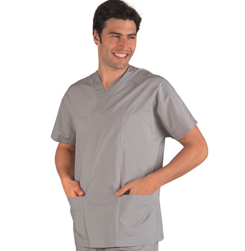 Carica immagine in Galleria Viewer, Casacca Unisex Collo a V Isacco Mezza Manica - Sanitaria
