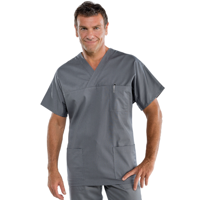 Carica immagine in Galleria Viewer, Casacca Unisex Collo a V Isacco Mezza Manica - Sanitaria
