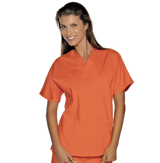 Casacca Unisex Collo a V Isacco Mezza Manica - Sanitaria