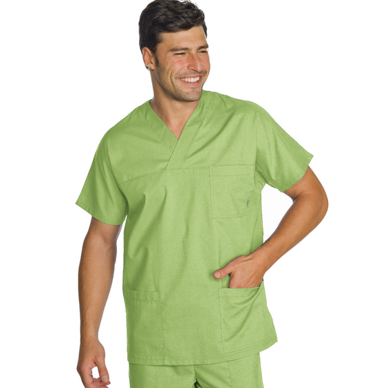 Casacca Unisex Collo a V Isacco Mezza Manica - Sanitaria