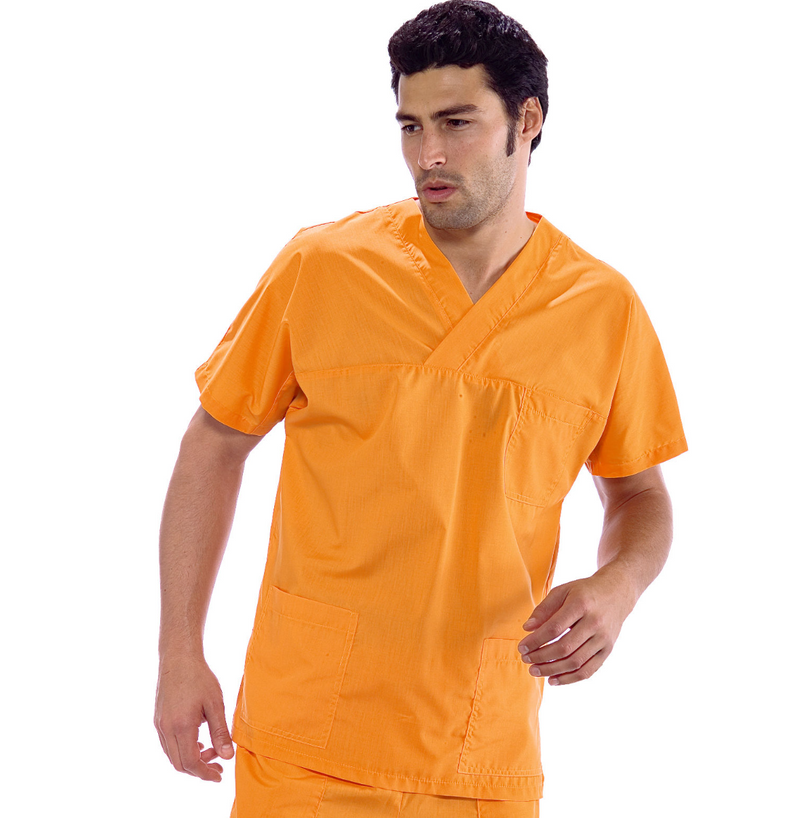 Carica immagine in Galleria Viewer, Casacca Unisex Collo a V Isacco Mezza Manica - Sanitaria
