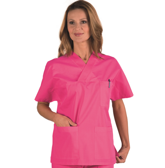Casacca Unisex Collo a V Isacco Mezza Manica - Sanitaria