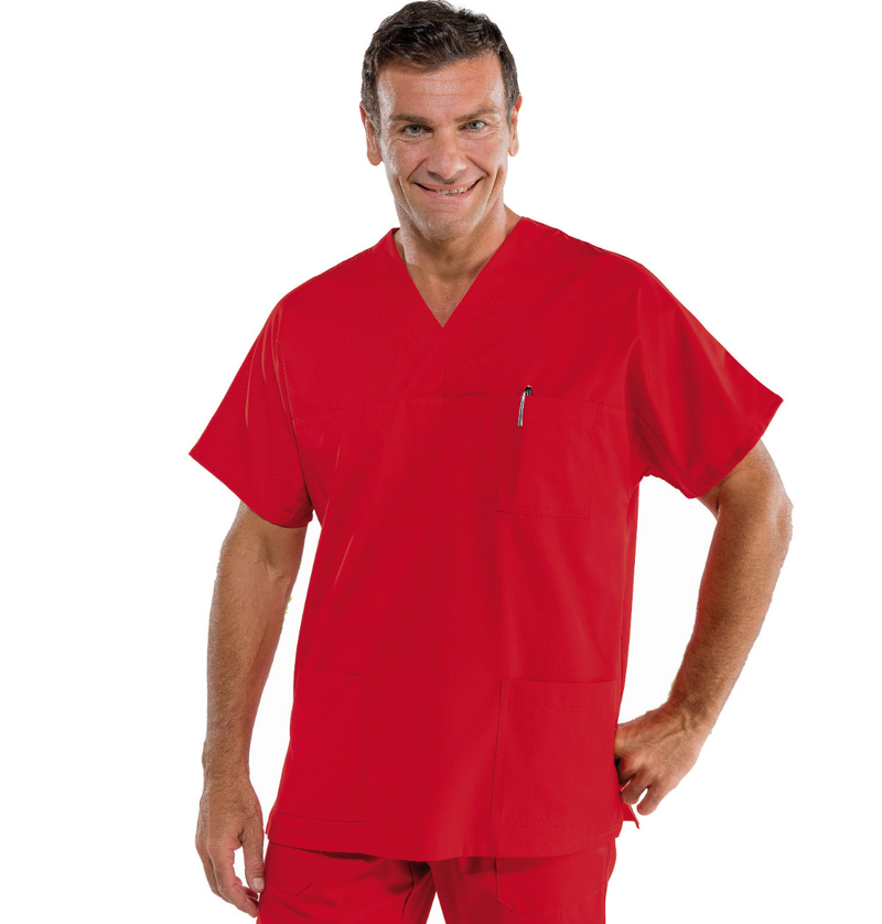 Carica immagine in Galleria Viewer, Casacca Unisex Collo a V Isacco Mezza Manica - Sanitaria
