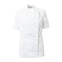 Giacca da cuoca estetico ristorazione donna manica corta Payper Starlight Mesh Lady Personalizzata