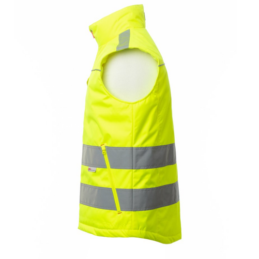 Gilet Alta Visibilità TAGLIA-L Imbottito da Lavoro Payper Task Giallo Fluo/Jelly Green Outlet