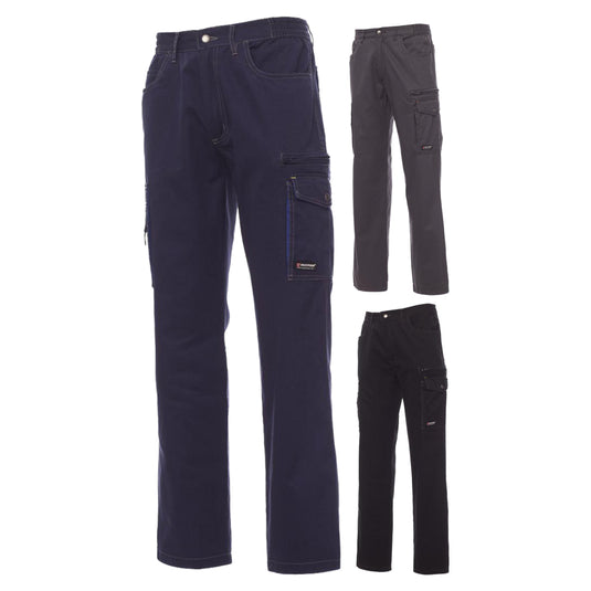 Pantaloni da Lavoro Multistagione Multitasche Cotone Payper Texas
