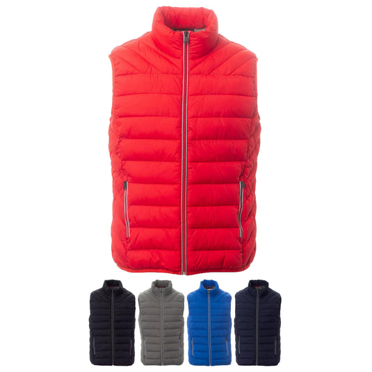 Gilet Imbottito Uomo 160g con Tasche e Dettagli Riflettenti Personalizzabile Payper Time