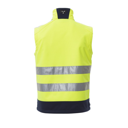 Gilet da lavoro TAGLIA-L Alta Visibilità Payper Traffic Giallo Fluo/Blu Navy Outlet