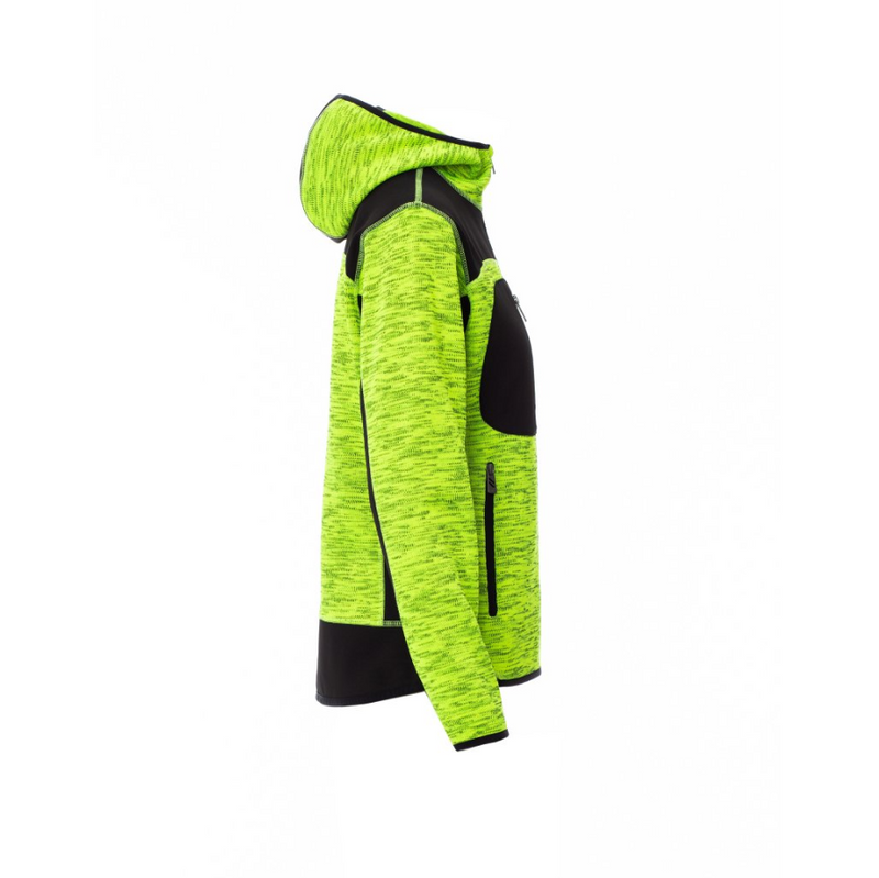 Carica immagine in Galleria Viewer, Giacca Softshell Donna TAGLIA-S con Cappuccio e Inserti a Contrasto Payper Trip Lady Giallo Fluo/Nero Outlet
