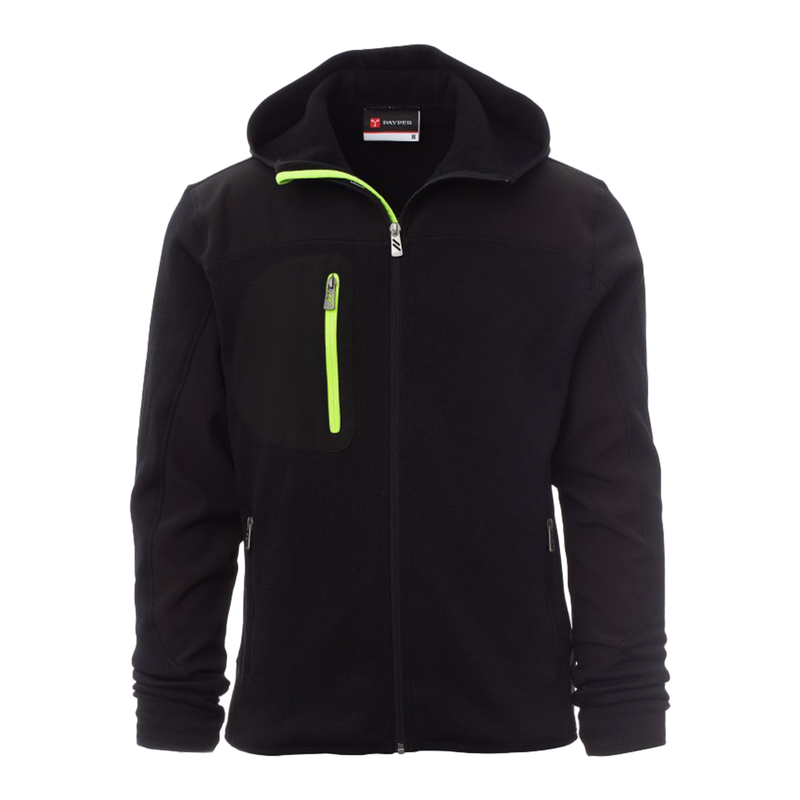 Carica immagine in Galleria Viewer, Giubbotto Softshell Uomo da Lavoro Payper Trip con Cappuccio Personalizzabile
