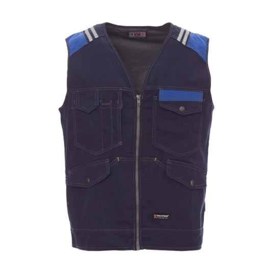Gilet Smanicato da lavoro Bicolore Multitasche Uomo Personalizzabile Payper Tucson