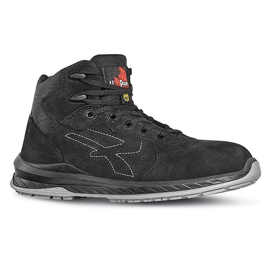 Scarpe antinfortunistiche alte S3S ESD nabuk metal free U-Power Tweed