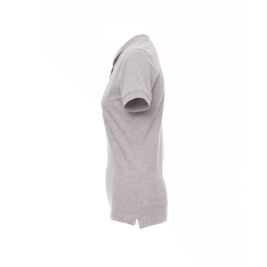 Polo Donna TAGLIA-S Sfiancata Manica Corta in Cotone Piquet Melange Payper Venice Lady Grigio Melange Outlet