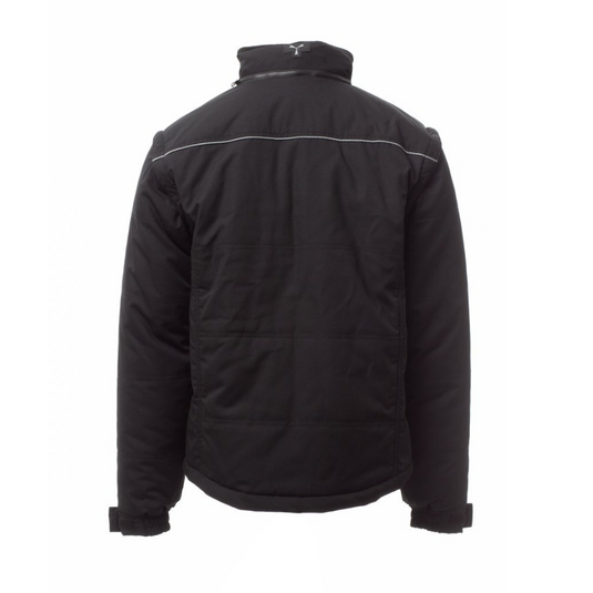 Giubbotto 2in1 TAGLIA-XL con Maniche Staccabili Imbottito Invernale Cappuccio Payper Warm 2.0 Nero Outlet