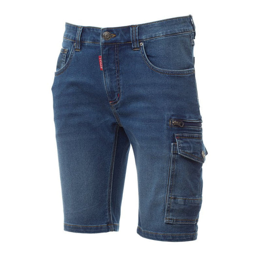 Bermuda da lavoro denim con tasche multifunzione Personalizzabile Payper West Shorts