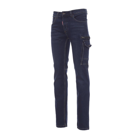 Pantaloni Jeans Multitasche da lavoro Denim Stretch Elasticizzati Uomo Payper West