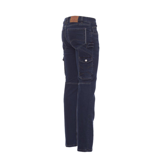 Pantaloni Jeans Multitasche da lavoro Denim Stretch Elasticizzati Uomo Payper West