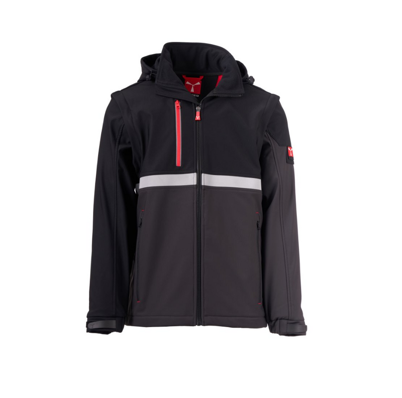 Carica immagine in Galleria Viewer, Giacca e Gilet Softshell Lavoro Impermeabile Antivento Stretch 4 Stagioni Payper Wise 2in1
