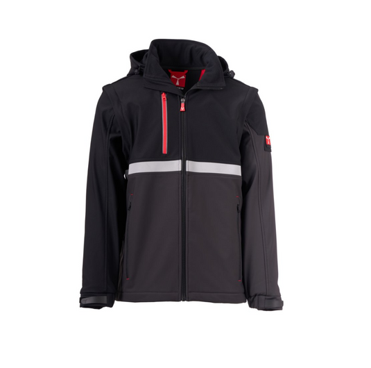 Giacca e Gilet Softshell Lavoro Impermeabile Antivento Stretch 4 Stagioni Payper Wise 2in1