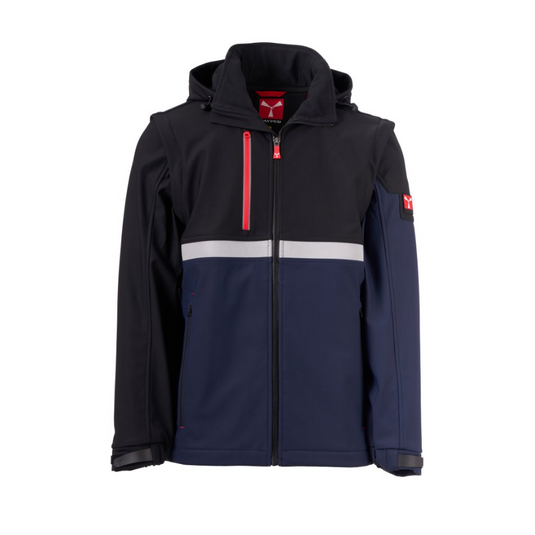 Giacca e Gilet Softshell Lavoro Impermeabile Antivento Stretch 4 Stagioni Payper Wise 2in1