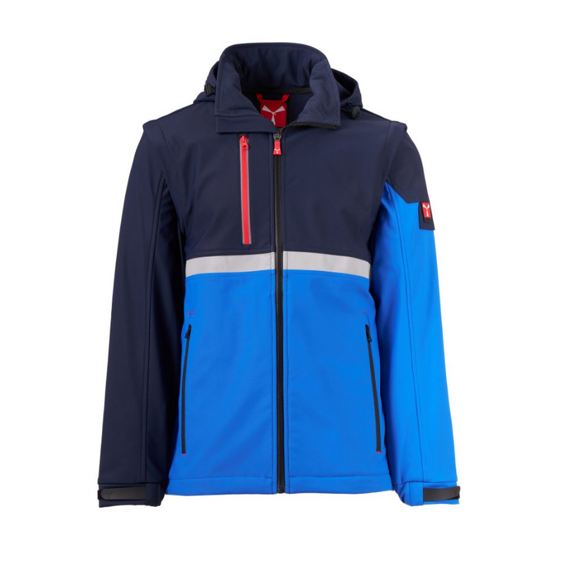 Carica immagine in Galleria Viewer, Giacca e Gilet Softshell Lavoro Impermeabile Antivento Stretch 4 Stagioni Payper Wise 2in1
