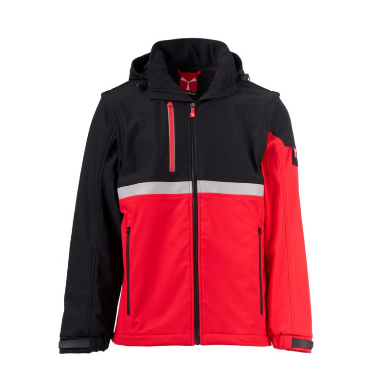 Carica immagine in Galleria Viewer, Giacca e Gilet Softshell Lavoro Impermeabile Antivento Stretch 4 Stagioni Payper Wise 2in1
