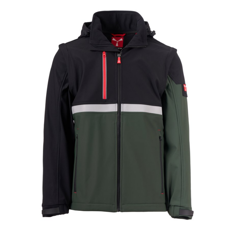 Carica immagine in Galleria Viewer, Giacca e Gilet Softshell Lavoro Impermeabile Antivento Stretch 4 Stagioni Payper Wise 2in1
