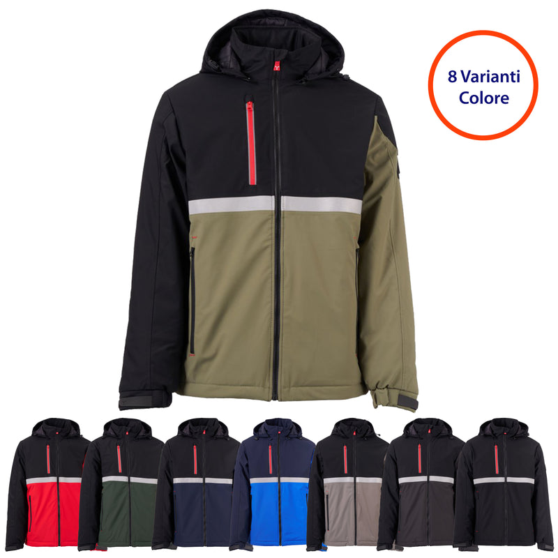 Carica immagine in Galleria Viewer, Giacca Softshell Imbottita Impermeabile Lavoro Payper Wise Lite Pad Personalizzabile
