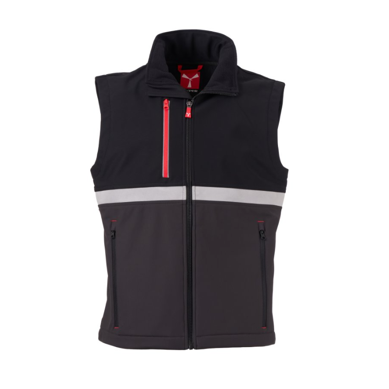 Carica immagine in Galleria Viewer, Gilet Softshell Lavoro da Uomo con 3 Strati Stretch Payper Wise Vest Personalizzabile
