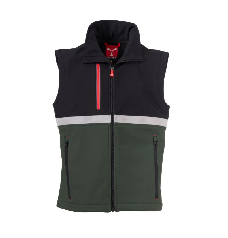 Carica immagine in Galleria Viewer, Gilet Softshell Lavoro da Uomo con 3 Strati Stretch Payper Wise Vest Personalizzabile

