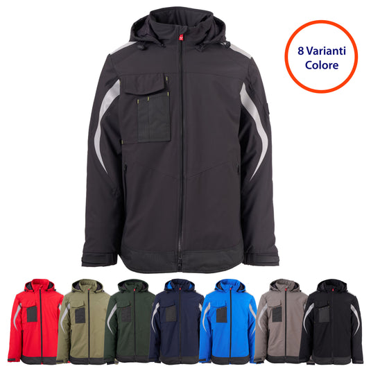 Giacca Softshell Imbottita Impermeabile Lavoro Payper Wonder Lite Pad Personalizzabile
